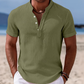 Summer Short Sleeve Button-Up Shirt