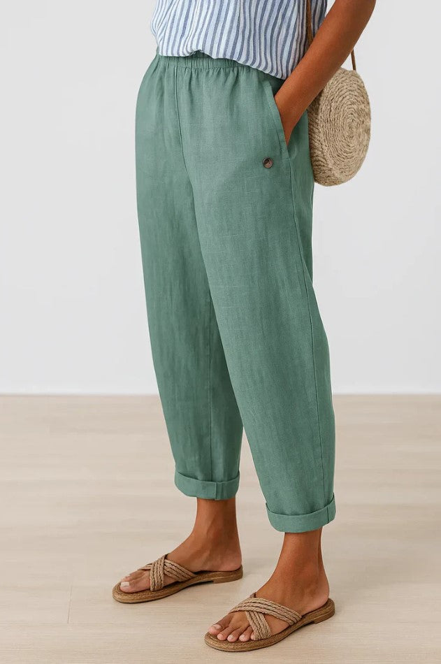 Everyday Straight-Leg Trousers