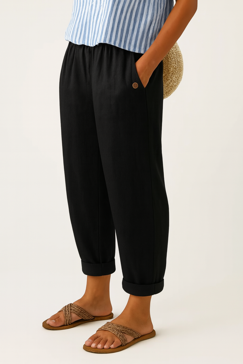Everyday Straight-Leg Trousers