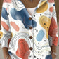 Button-Front Hooded Cardigan