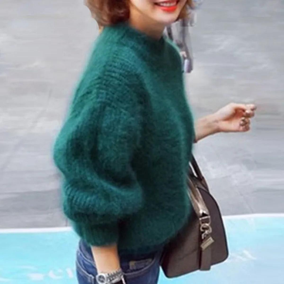 Cosy High-Neck Knit Sweater
