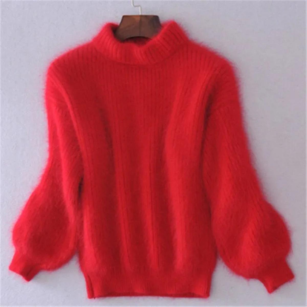 Cosy High-Neck Knit Sweater