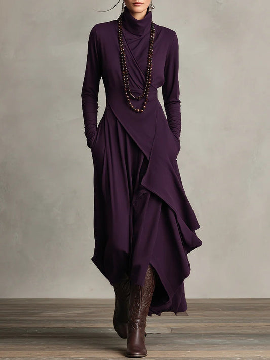 High Neck Maxi Dress
