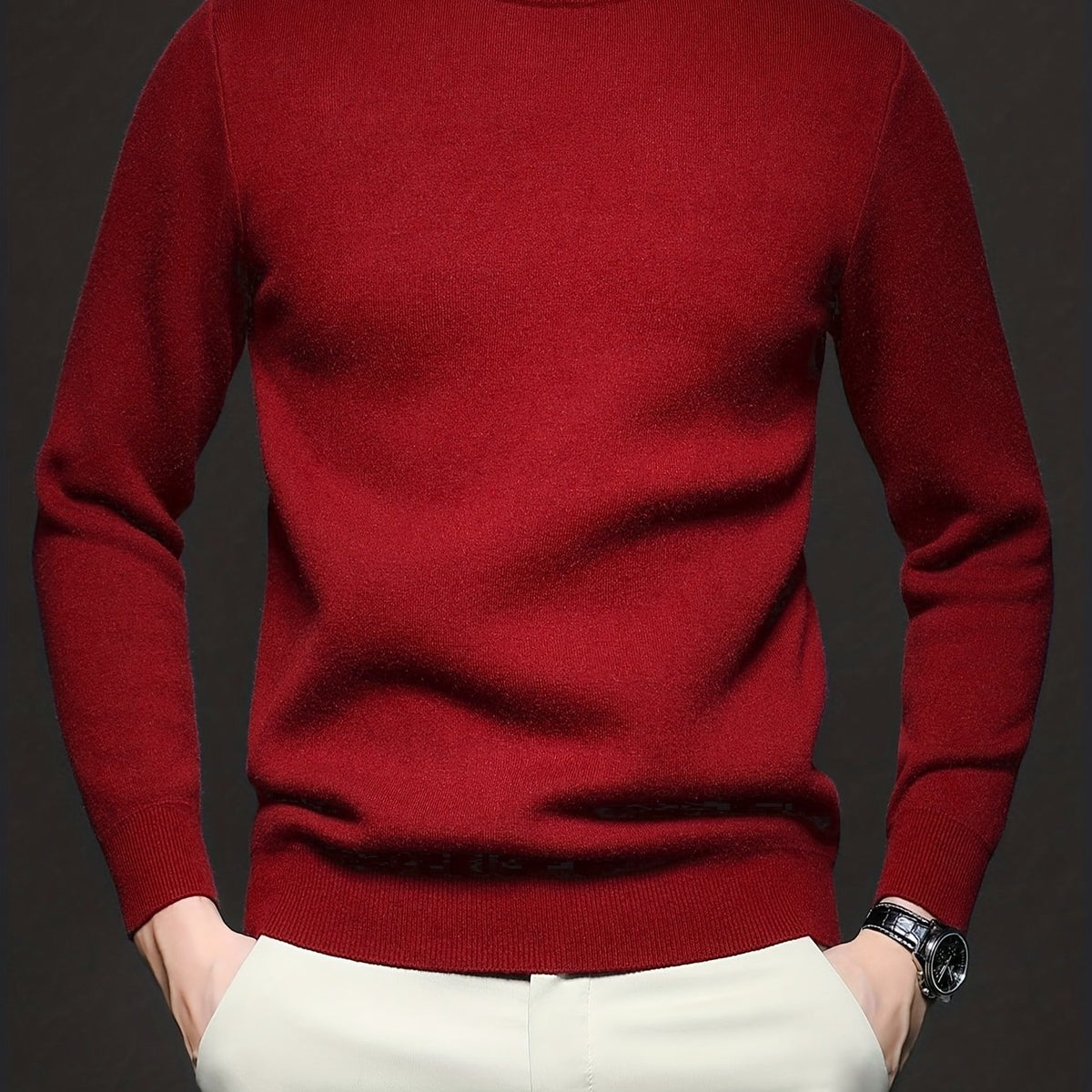 Refined High-Neck Sweater