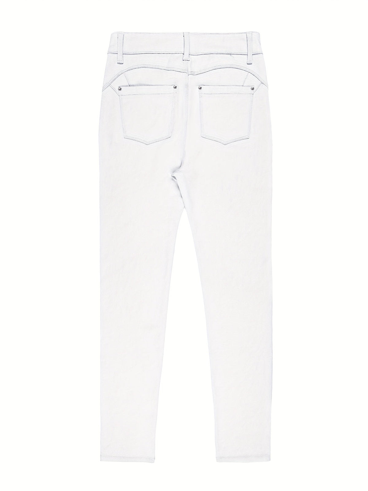 High-Waist Skinny Jeans