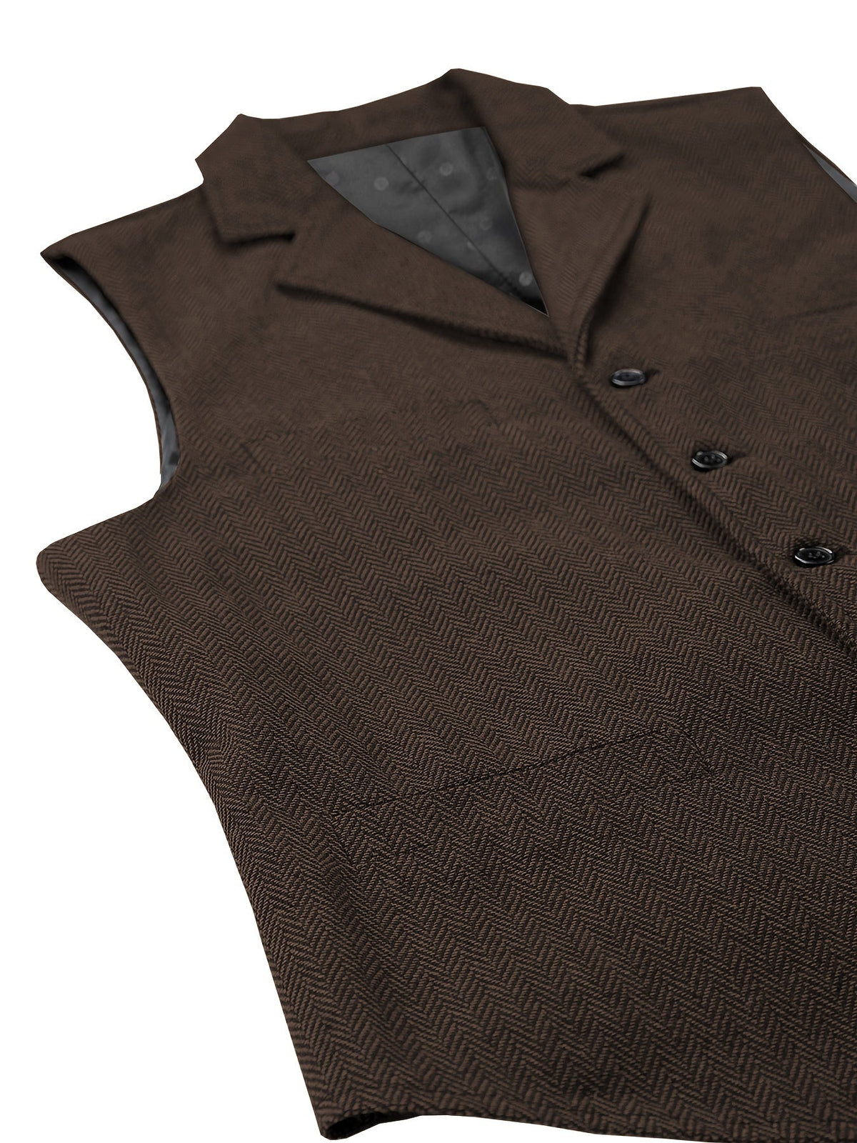 Herringbone Tailored Waistcoat