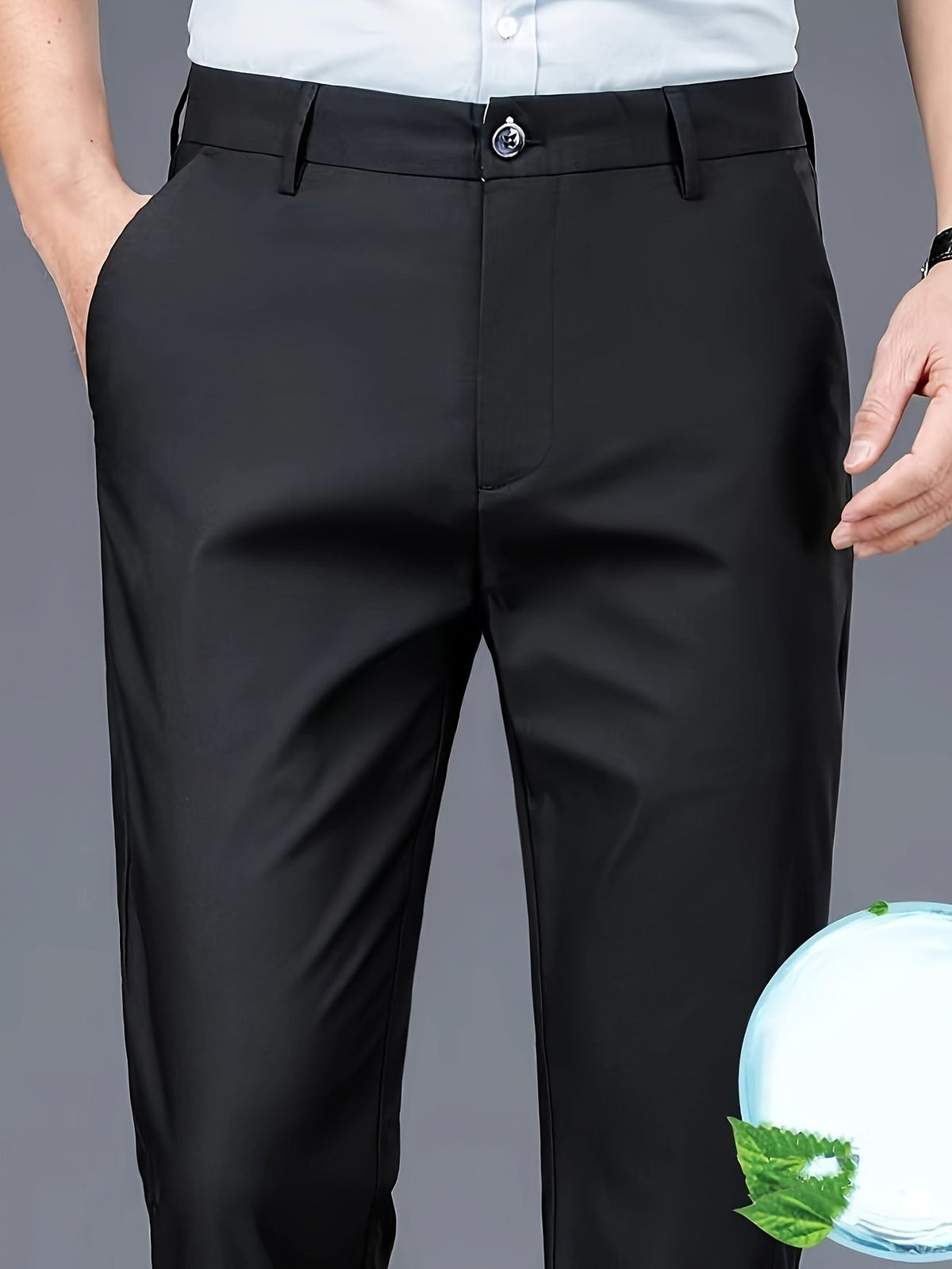 Tailored Straight-Leg Pants