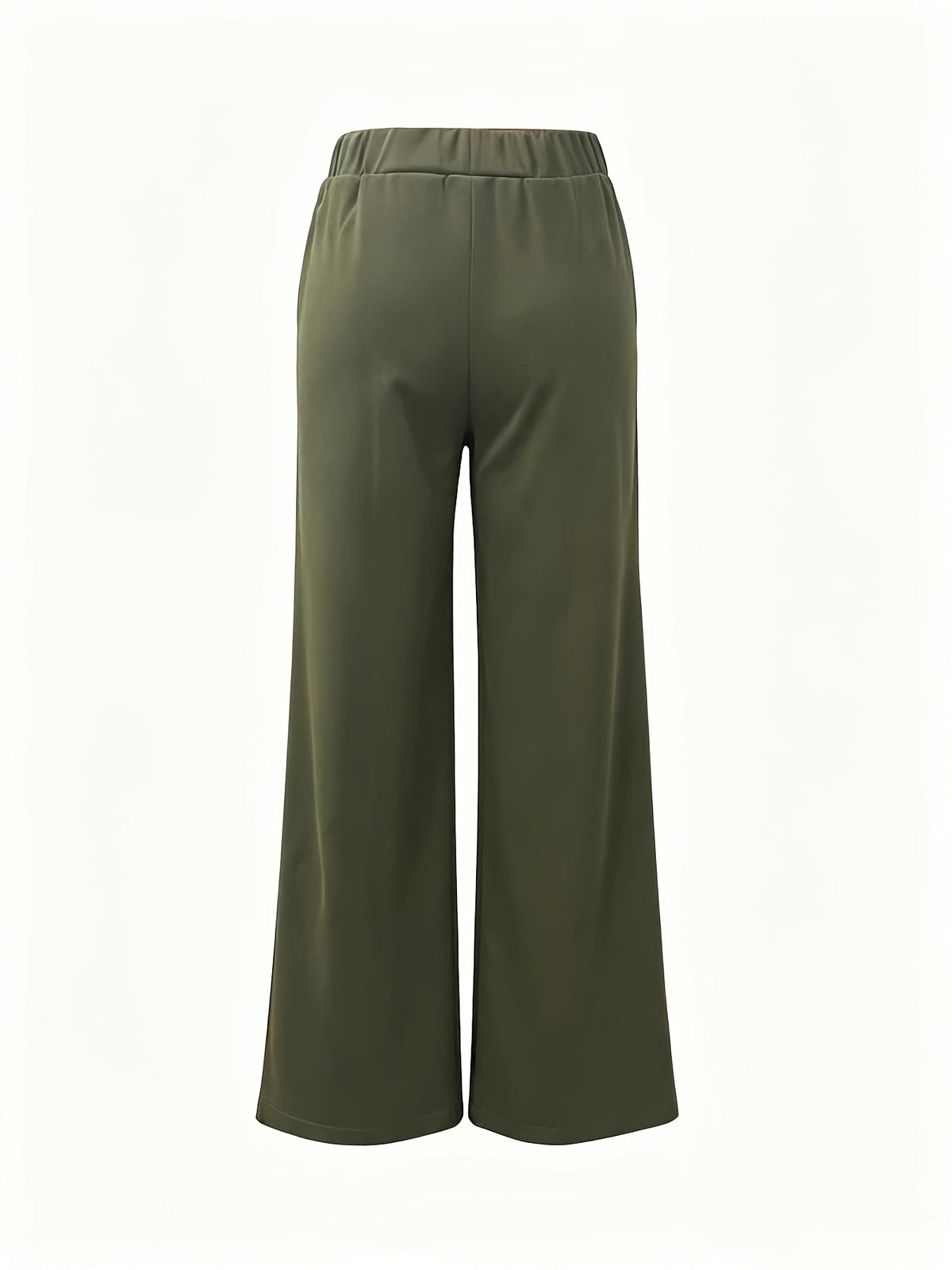High-Waisted Wide-Leg Trousers