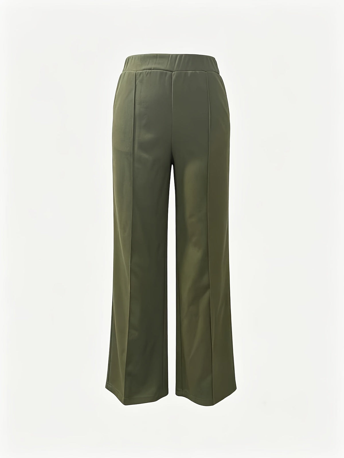 High-Waisted Wide-Leg Trousers
