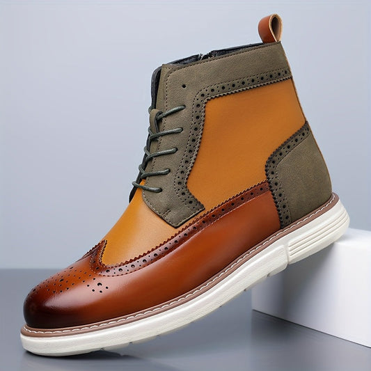 Wingtip Ankle Boots