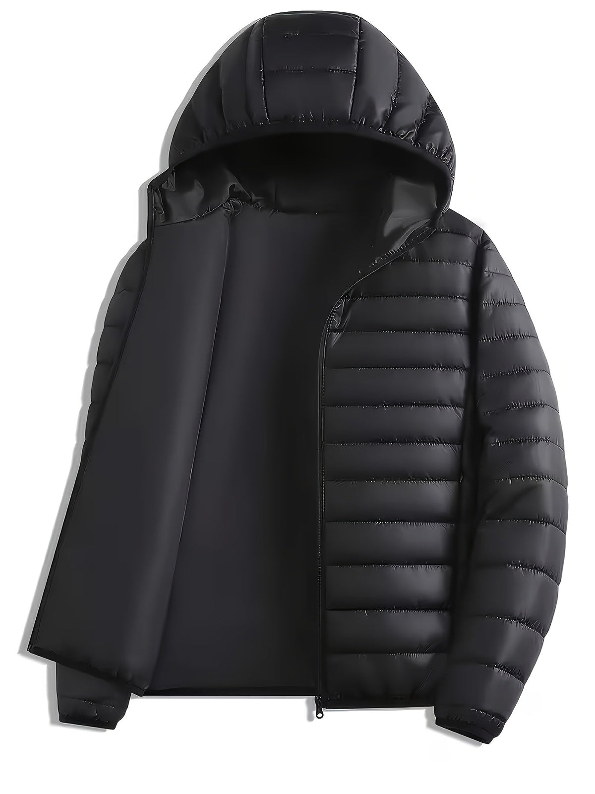 Lightweight Hooded Puffer Jacket