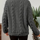 Half-Zip Textured Pullover