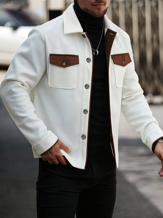 Classic Contrast Overshirt