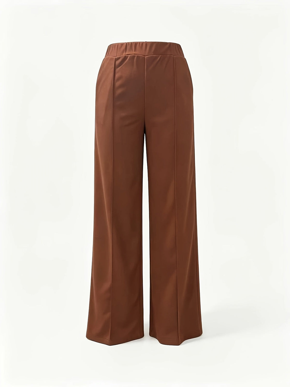 High-Waisted Wide-Leg Trousers