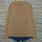 Cat-Print Knit Pullover