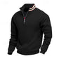 Quarter-Zip Stand-Collar Pullover