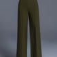 High-Waisted Wide-Leg Trousers
