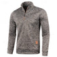 Quarter-Zip Textured Pullover Sweater