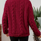 Half-Zip Textured Pullover