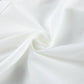 Close-up view of the luxurious off-white viscose blend fabric, showcasing its subtle texture and elegant drape, ideal for sophisticated apparel.
