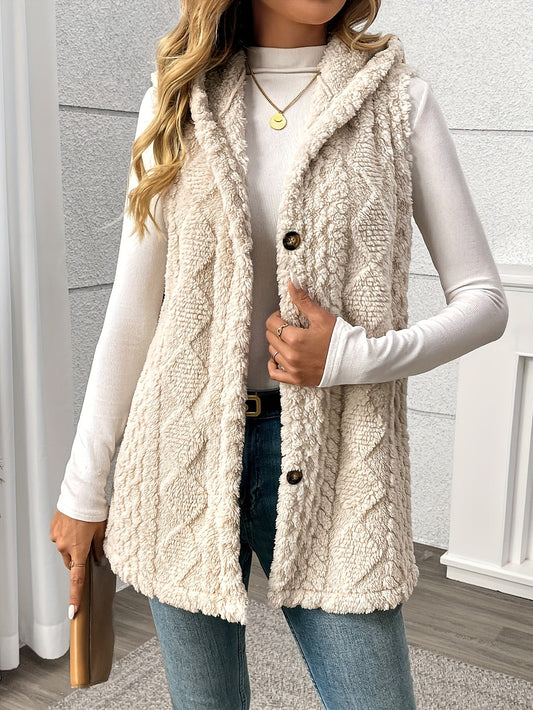 Hooded Sleeveless Vest