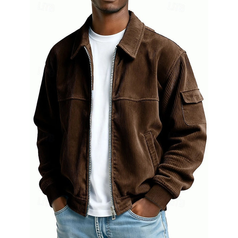 Ribbed Textured Jacket