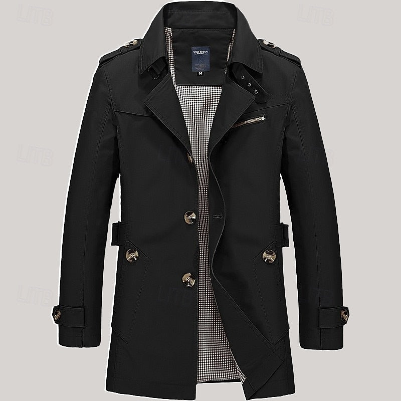 Single-Breasted Trench Coat
