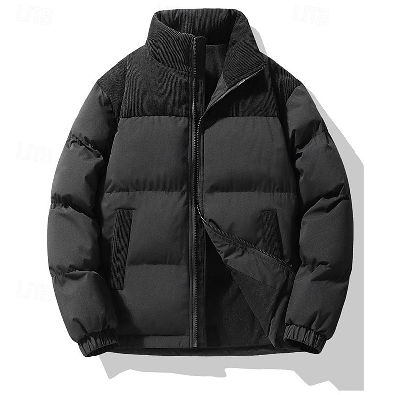 Insulated Stand-Collar Puffer Jacket