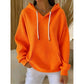 Textured Drawstring Hoodie