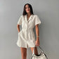 Azkari - Elegant Linen-Blend Jumpsuit