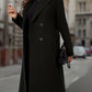 Double-Breasted Long Coat
