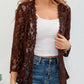 Floral Openwork Cardigan