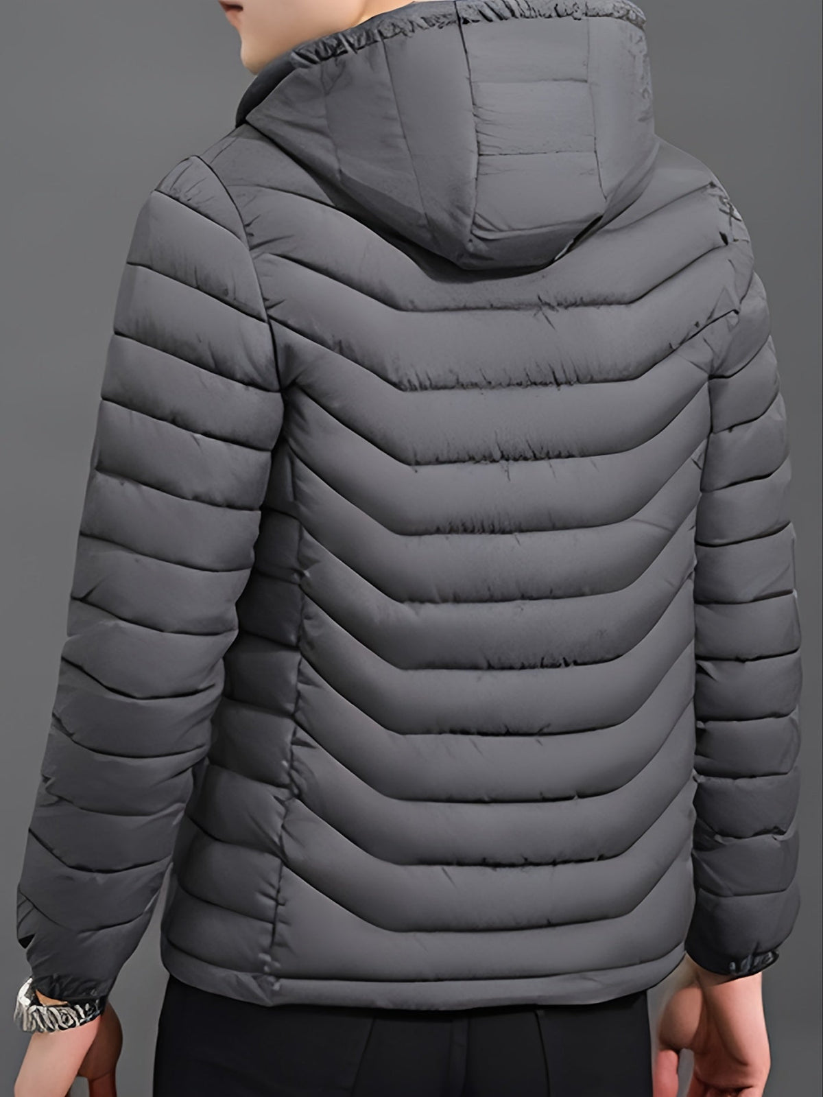 Hooded Quilted Puffer Jacket