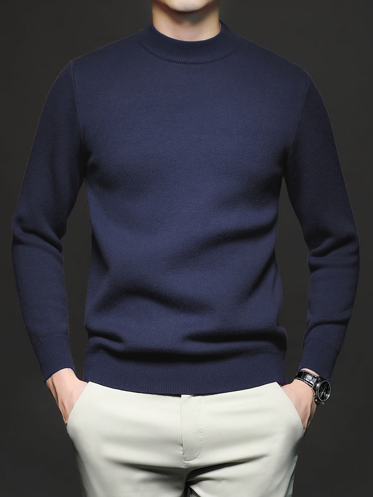 Refined High-Neck Sweater