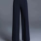 High-Waisted Wide-Leg Trousers