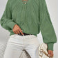 Relaxed Cable-Knit Sweater