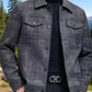 Patterned Trucker Jacket