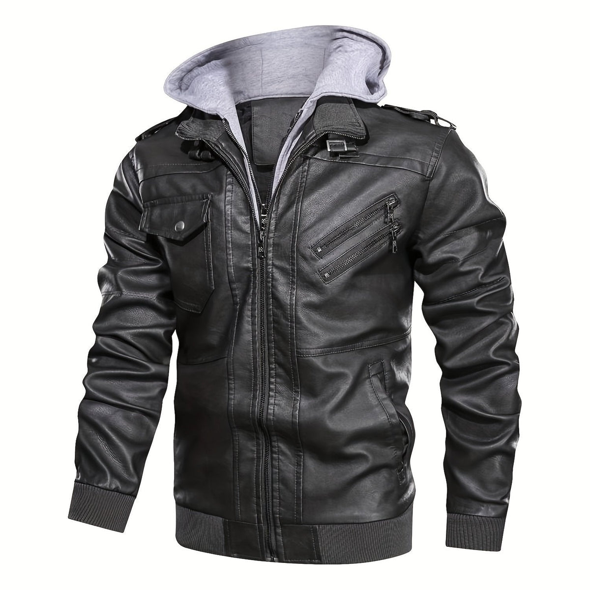 Hooded Moto Jacket