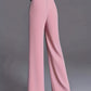 High-Waisted Wide-Leg Trousers
