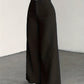 High-Waisted Wide-Leg Trousers