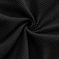 Relaxed Straight-Leg Ribbed Trousers