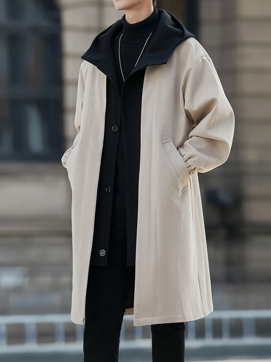 Refined Hooded Longline Coat