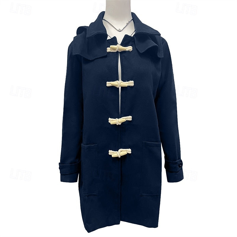 Hooded Toggle Overcoat