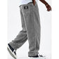 Ribbed Straight-Leg Pants