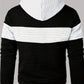 Textured Color-Block Hoodie