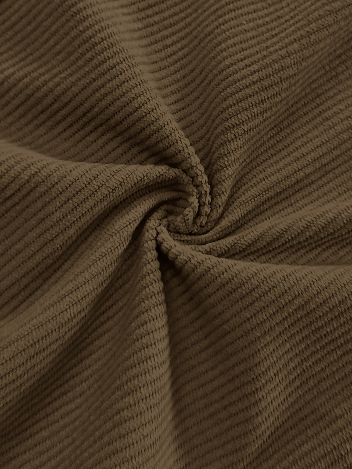 Relaxed Straight-Leg Ribbed Trousers