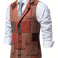 Patchwork Herringbone Waistcoat