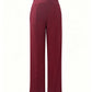 High-Waisted Wide-Leg Trousers
