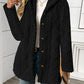 Textured Button-Front Coat