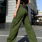 High-Waisted Wide-Leg Cargo Pants